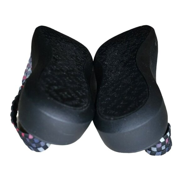 HEAL Women's Black/Multicolor Balboa Stretch Woven-Upper Sling Back Sandals Sz 8 - Picture 6 of 9